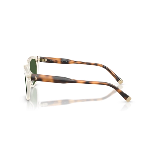 Óculos de Sol Polo Ralph Lauren 0PH4242U 63577152 Acetato Amarelo Transparente Polido com lentes na cor Verde Escuro