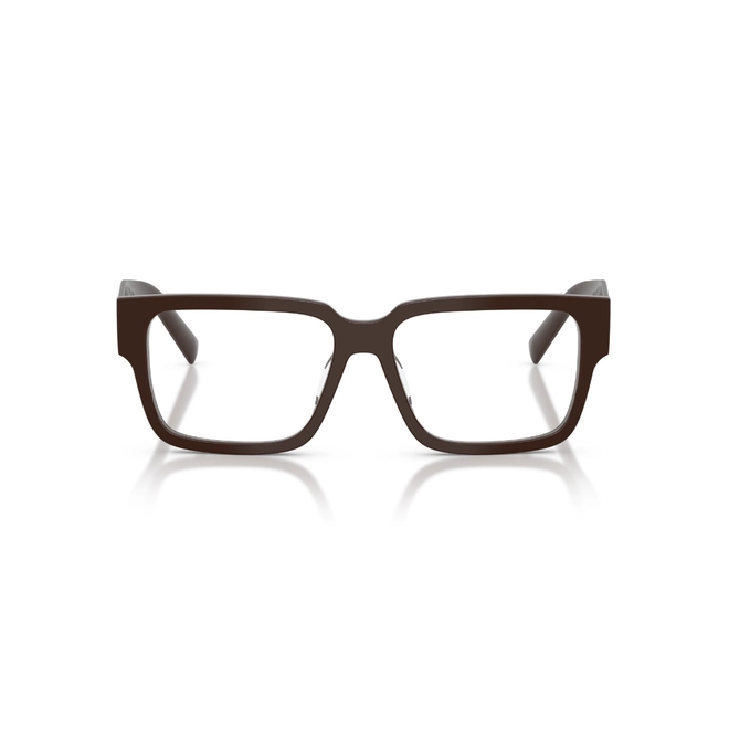 Óculos de Grau Prada 0PR D10VD 27I1O155 Acetato Marrom Polido 2