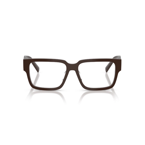 Óculos de Grau Prada 0PR D10VD 27I1O155 Acetato Marrom Polido