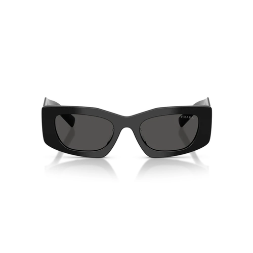 Óculos de Sol Prada 0PR D03SD 16K08Z51 Acetato Preto com lentes na cor Cinza Escuro