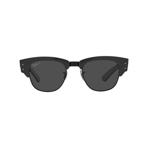 Óculos de Sol Ray-Ban Mega Clubmaster 0RB0316S 13674850 Propionato Cinza Escuro com lentes na cor Fumê Polarizado