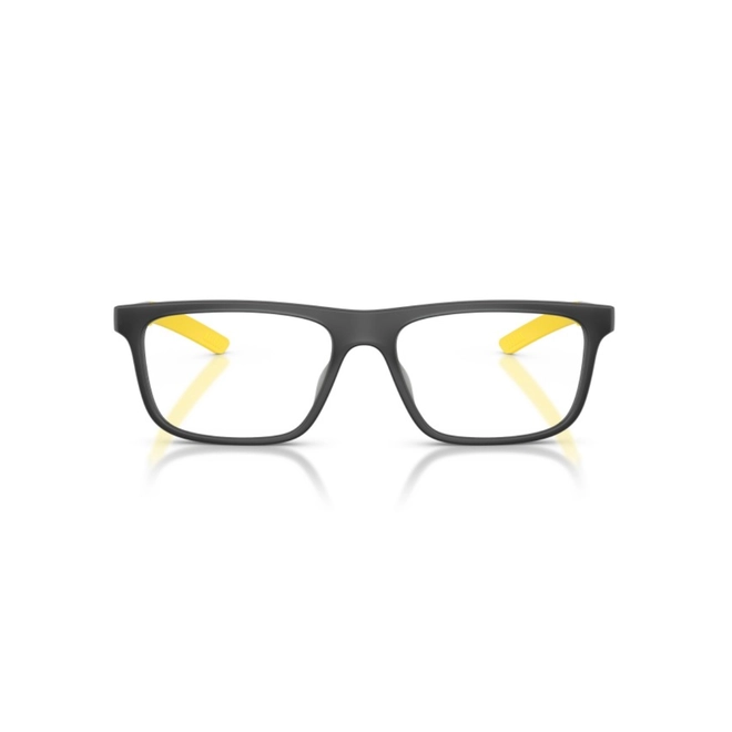 Óculos de Grau Scuderia Ferrari 0FZ8026U 531 57 Acetato Preto Transparente Fosco 2