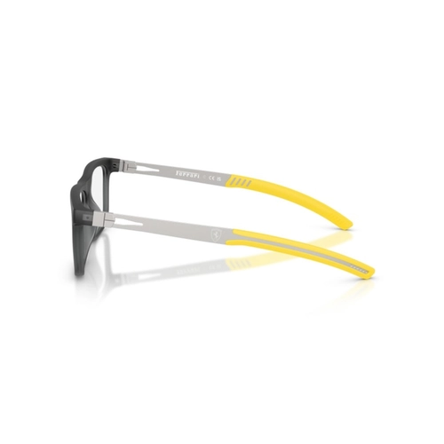Óculos de Grau Scuderia Ferrari 0FZ8026U 531 57 Acetato Preto Transparente Fosco