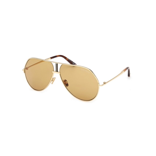 Óculos de Sol Tom Ford FT1281_6330E Metal Dourado com lentes na cor Dourado 1