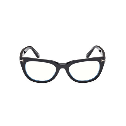 Óculos de Grau Tom Ford FT6066-B_53001 Acetato Preto