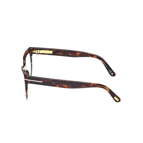 Óculos de Grau Tom Ford FT6066-B_53055 Acetato Marrom Mesclado