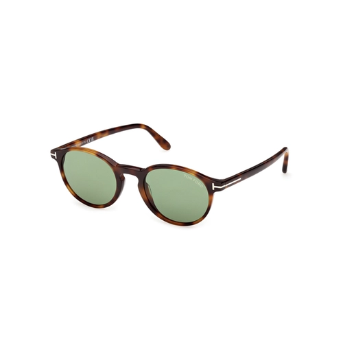 Óculos de Sol Tom Ford FT1331_5153N Acetato Marrom Mesclado com lentes na cor Verde