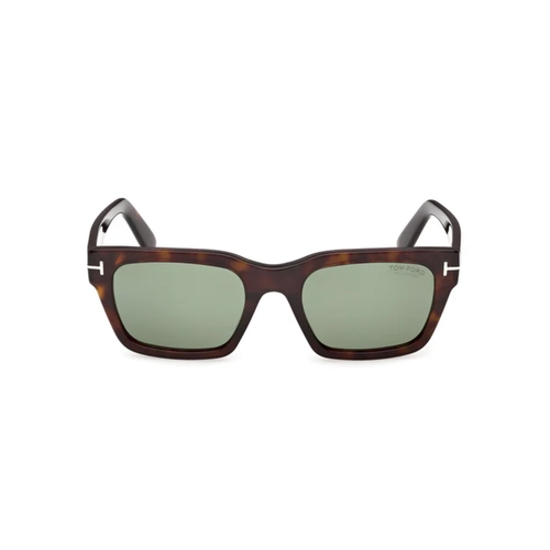 Óculos de Sol Tom Ford FT1333_5352R Acetato Marrom Mesclado com lentes na cor Verde Polarizado
