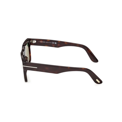 Óculos de Sol Tom Ford FT1333_5352R Acetato Marrom Mesclado com lentes na cor Verde Polarizado
