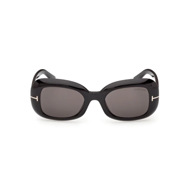 Óculos de Sol Tom Ford FT1347_5101A Acetato Preto com lentes na cor Fumê 2