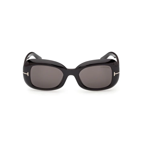 Óculos de Sol Tom Ford FT1347_5101A Acetato Preto com lentes na cor Fumê