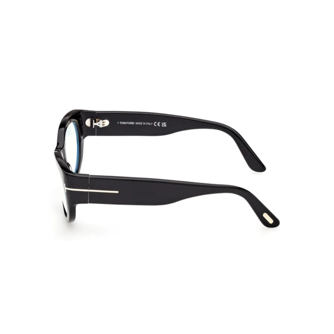 Óculos de Grau Tom Ford FT6133-B_54001 Acetato Preto 3
