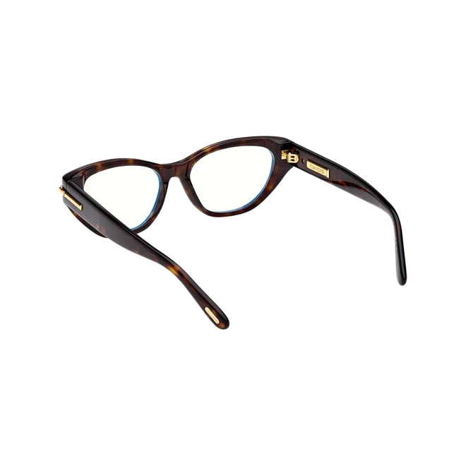 Óculos de Grau Tom Ford Icon FT6079-B_52052 Acetato Marrom Mesclado 4