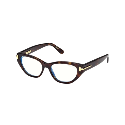Óculos de Grau Tom Ford Icon FT6079-B_52052 Acetato Marrom Mesclado