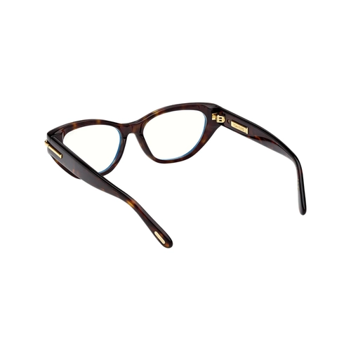 Óculos de Grau Tom Ford Icon FT6079-B_52052 Acetato Marrom Mesclado