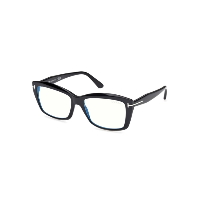Óculos de Grau Tom Ford FT6065-B_55001 Acetato Preto 1