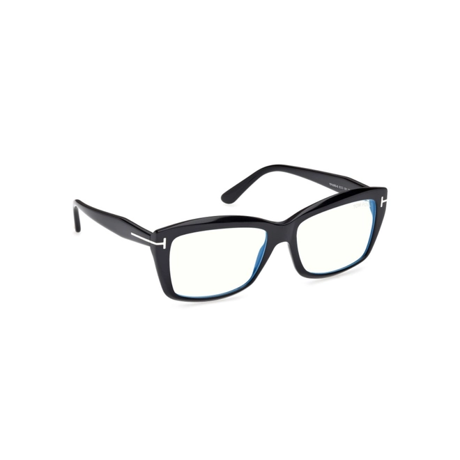 Óculos de Grau Tom Ford FT6065-B_55001 Acetato Preto 3