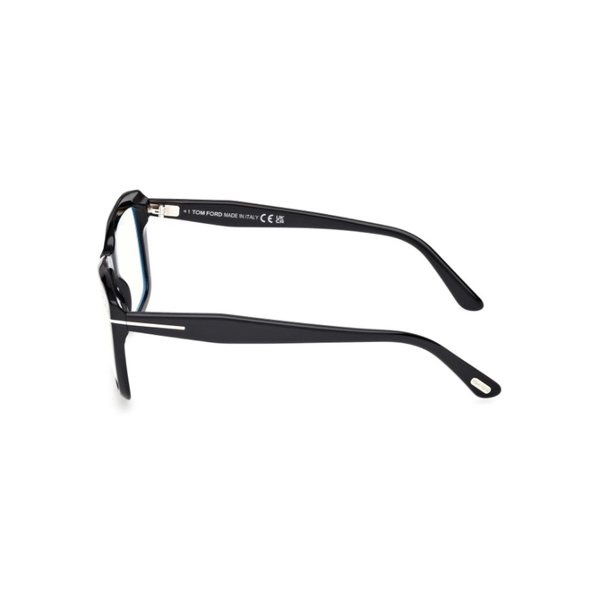 Óculos de Grau Tom Ford FT6065-B_55001 Acetato Preto 4