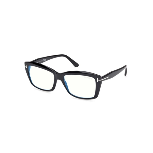 Óculos de Grau Tom Ford FT6065-B_55001 Acetato Preto