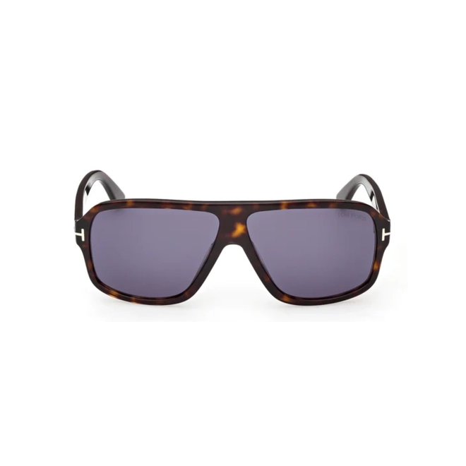 Óculos de Sol Tom Ford FT1335_6352V Acetato Marrom Mesclado com lentes na cor Azul 2