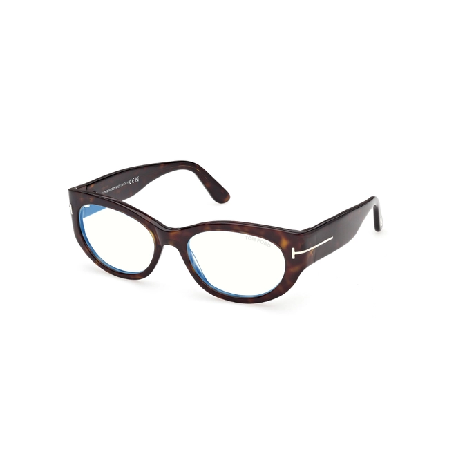 Óculos de Grau Tom Ford FT6133-B_54052 Acetato Marrom Mesclado 1