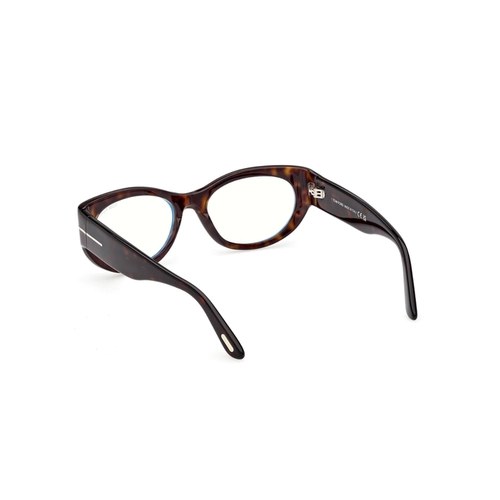Óculos de Grau Tom Ford FT6133-B_54052 Acetato Marrom Mesclado