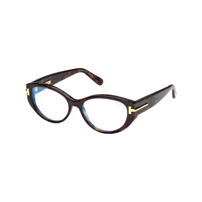 Óculos de Grau Tom Ford Icon FT6031-B_53052 Acetato Marrom Mesclado 1