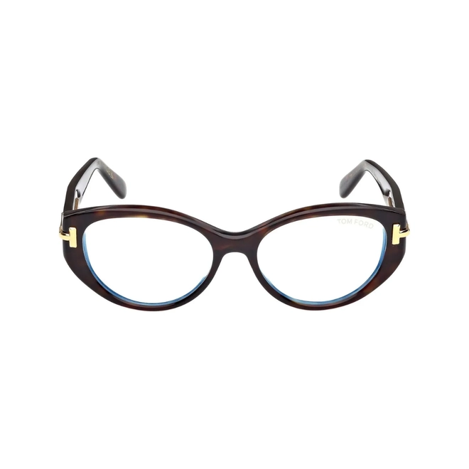 Óculos de Grau Tom Ford Icon FT6031-B_53052 Acetato Marrom Mesclado 2