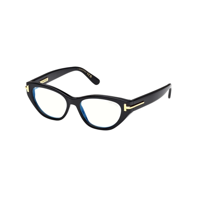Óculos de Grau Tom Ford Icon FT6079-B_52001 Acetato Preto 1