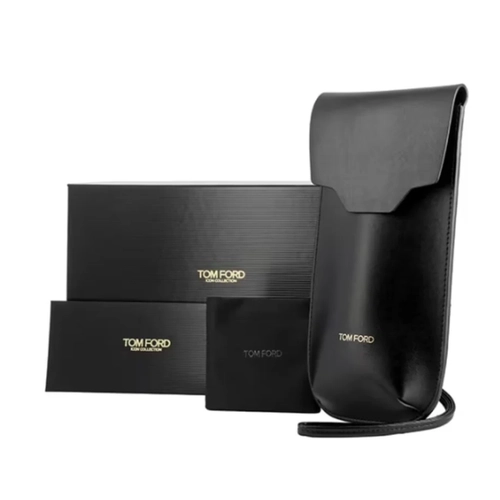 Óculos de Grau Tom Ford Icon FT6079-B_52001 Acetato Preto