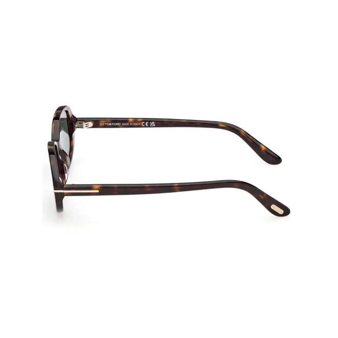 Óculos de Sol Tom Ford FT1364_4952N Acetato Marrom Mesclado com lentes na cor Verde 3
