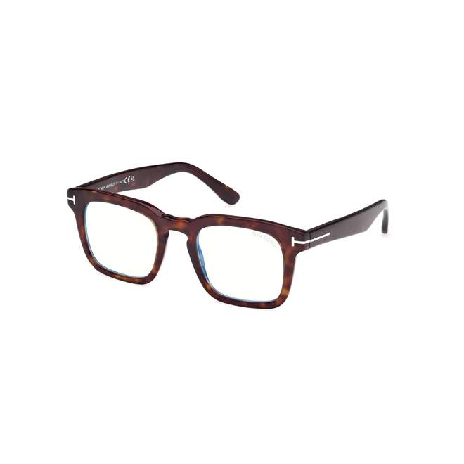 Óculos de Grau Tom Ford FT6025-B_50052 Acetato Marrom Mesclado 1