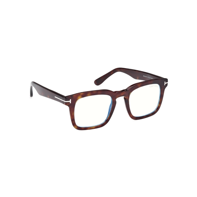 Óculos de Grau Tom Ford FT6025-B_50052 Acetato Marrom Mesclado 3