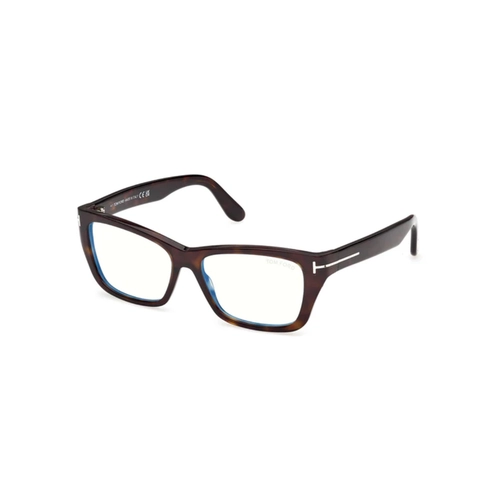 Óculos de Grau Tom Ford FT6132-B_54052 Acetato Marrom Mesclado