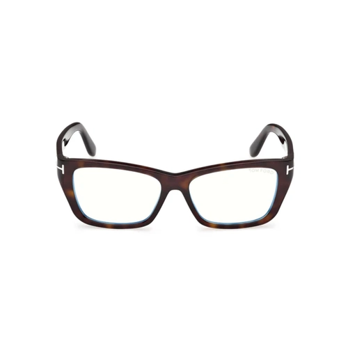 Óculos de Grau Tom Ford FT6132-B_54052 Acetato Marrom Mesclado