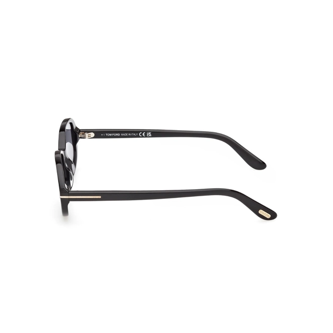 Óculos de Sol Tom Ford FT1364_4901A Acetato Preto com lentes na cor Fumê 3