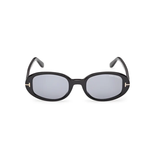 Óculos de Sol Tom Ford FT1364_4901A Acetato Preto com lentes na cor Fumê