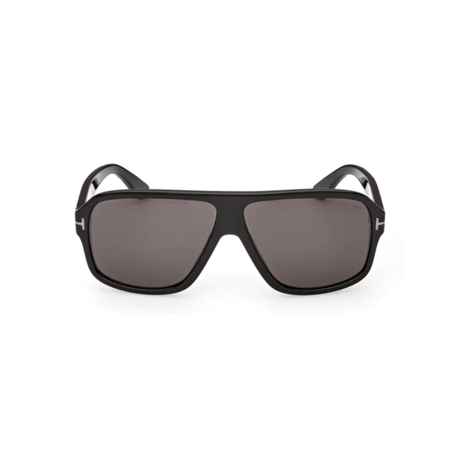 Óculos de Sol Tom Ford FT1335_6301A Acetato Preto com lentes na cor Fumê 2