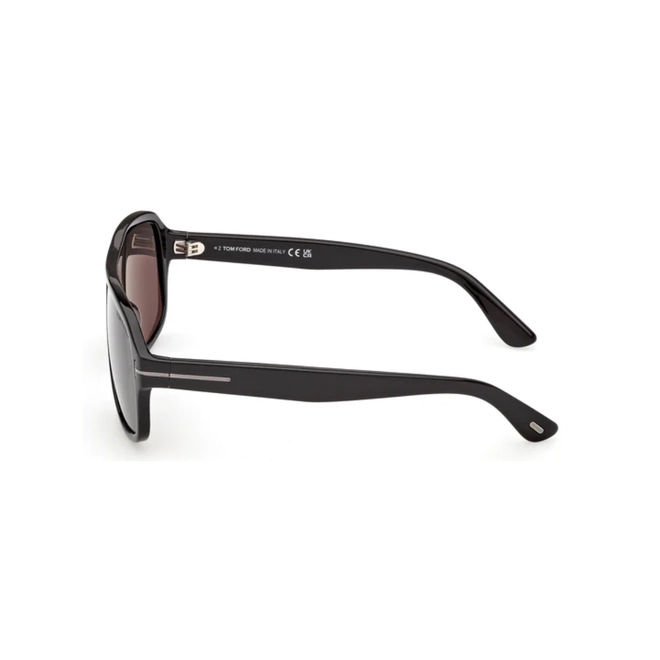 Óculos de Sol Tom Ford FT1335_6301A Acetato Preto com lentes na cor Fumê 3