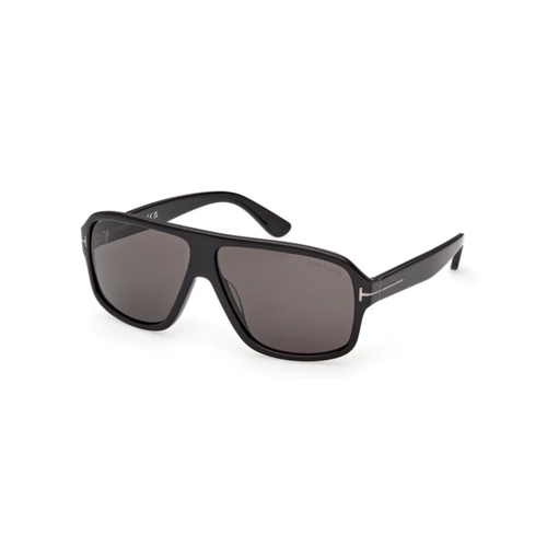 Óculos de Sol Tom Ford FT1335_6301A Acetato Preto com lentes na cor Fumê
