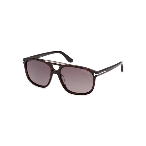 Óculos de Sol Tom Ford FT1338_5852K Acetato Marrom Mesclado com lentes na cor Marrom Degradê