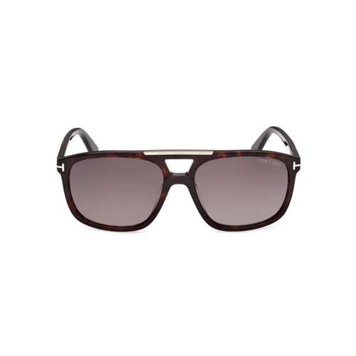 Óculos de Sol Tom Ford FT1338_5852K Acetato Marrom Mesclado com lentes na cor Marrom Degradê