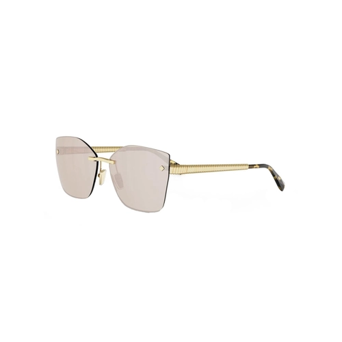 Óculos de Sol Bvlgari BV40083U_5930G Metal Dourado com lentes na cor Lilás