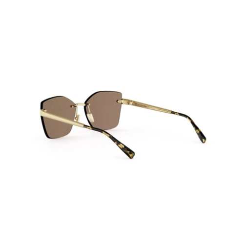Óculos de Sol Bvlgari BV40083U_5930G Metal Dourado com lentes na cor Lilás