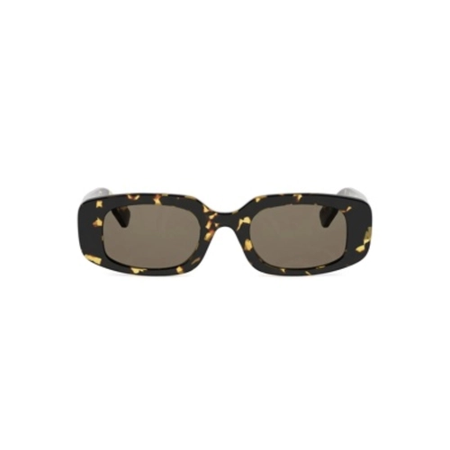 Óculos de Sol Bvlgari BV40084I_4856E Acetato Marrom Mesclado com lentes na cor Marrom