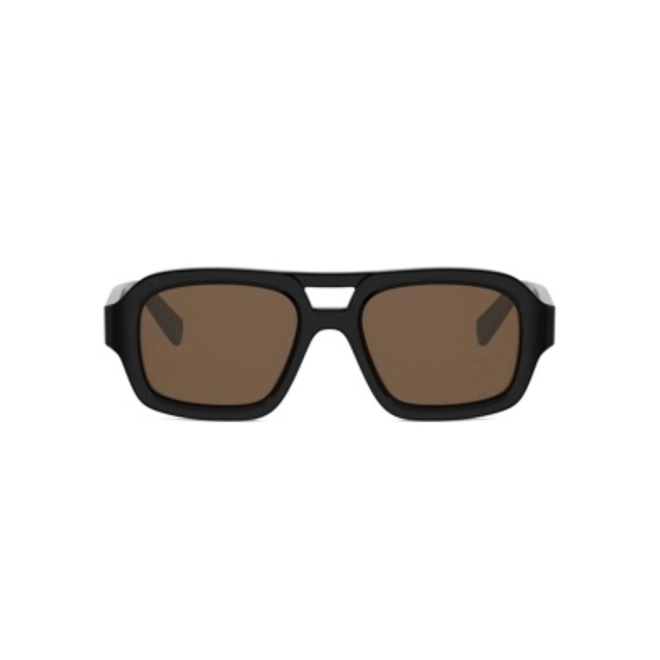 Óculos de Sol Celine CL40336U_5301E Acetato Preto com lentes na cor Marrom 2