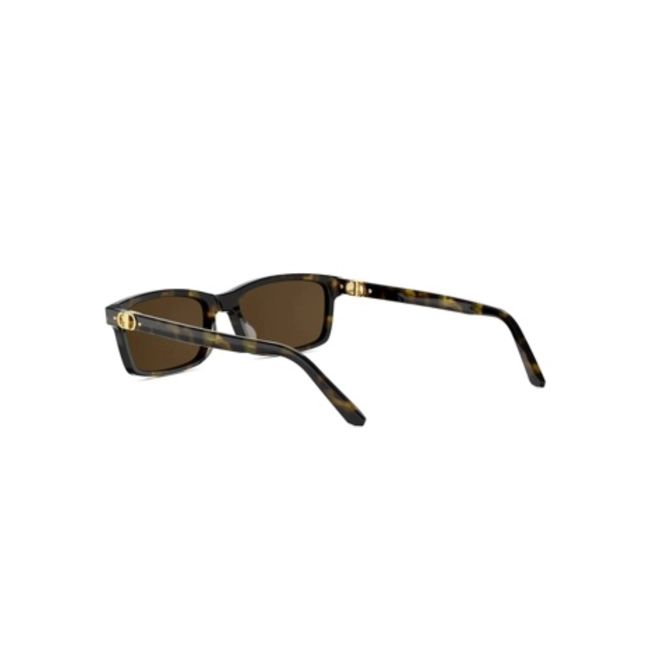 Óculos de Sol Christian Dior Petit CD S1I CD40235I_5452E Acetato Marrom Mesclado com lentes na cor Marrom 5