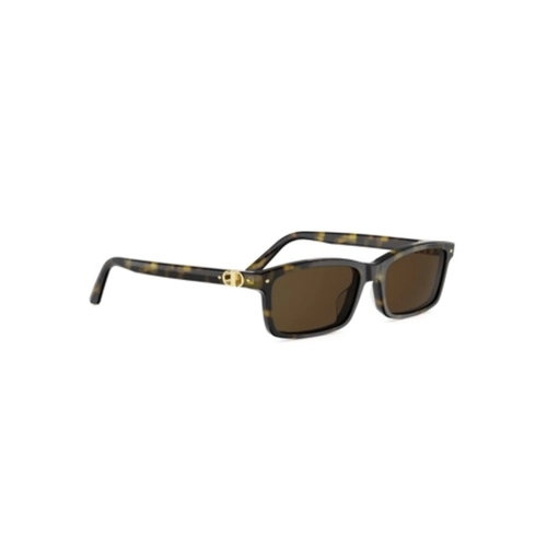 Óculos de Sol Christian Dior Petit CD S1I CD40235I_5452E Acetato Marrom Mesclado com lentes na cor Marrom