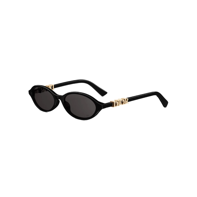 Óculos de Sol Christian Dior DiorTreasure R1I CD40231I_5101A Acetato Preto com lentes na cor Fumê 1