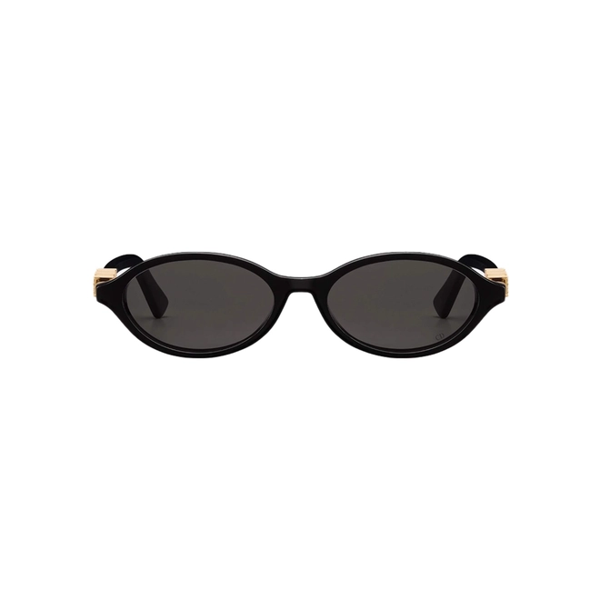 Óculos de Sol Christian Dior DiorTreasure R1I CD40231I_5101A Acetato Preto com lentes na cor Fumê 2